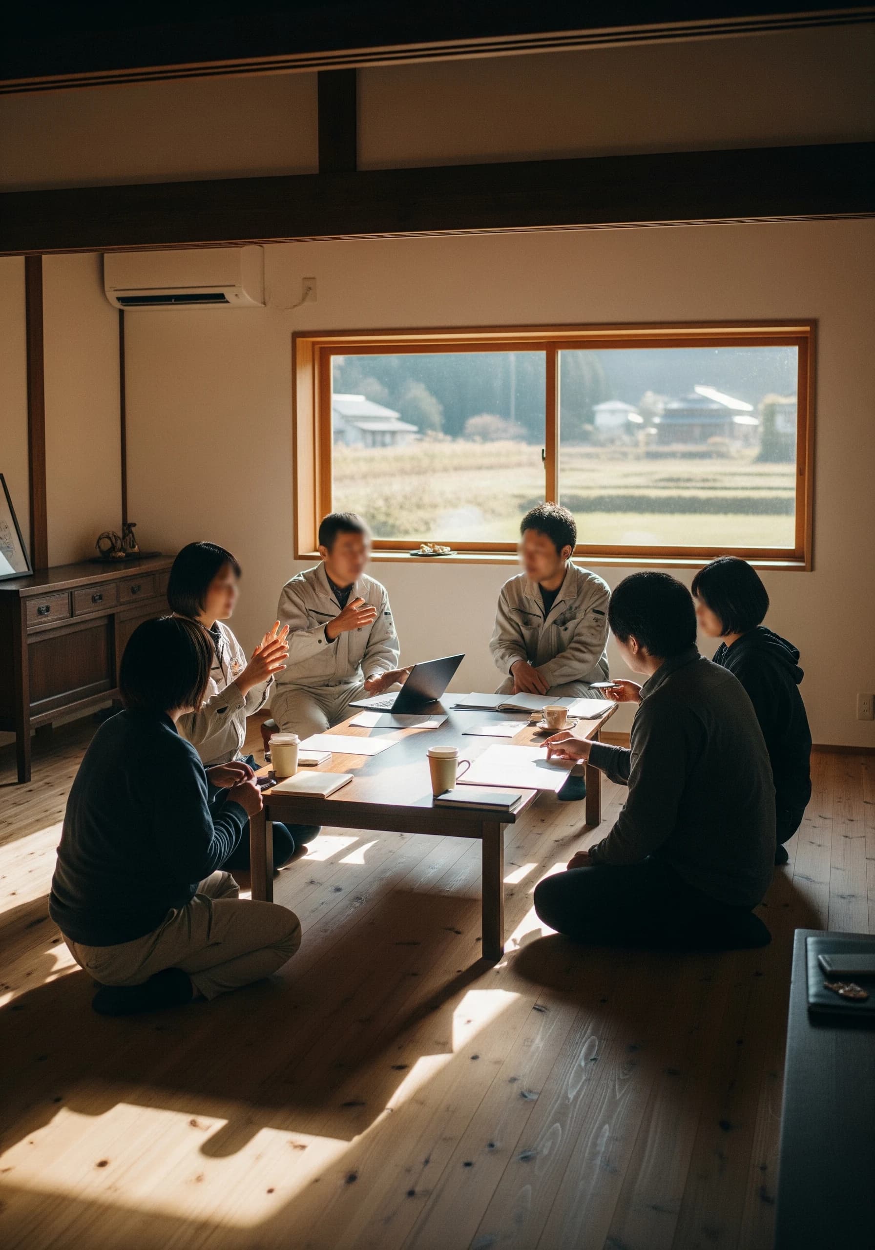 集会所での関係者の合意形成
