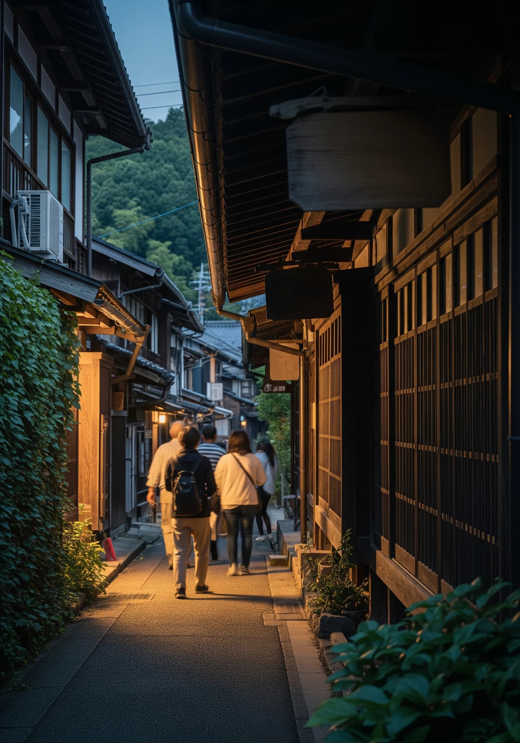 山あいの集落